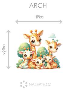 Žirafky pro děti arch 47 x 41 cm