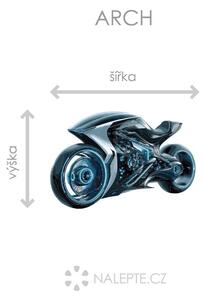 Futuristická motorka arch 75 x 50 cm
