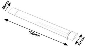 RABALUX 1454 Drop Light podlinkové svítidlo LED 20W 1600lm 4000K IP65 bílá