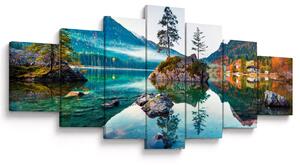Obraz - Jezero Hintersee, Bavorské Alpy, Rakousko (210x100 cm)