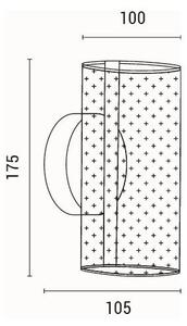 LED Nástěnné svítidlo SILK LED/8W/230V 3000K