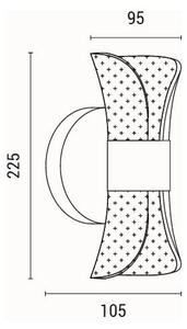 LED Nástěnné svítidlo SILK LED/8W/230V 3000K