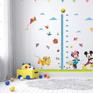 Samolepka na zeď "Dětský metr - Mickey a Minnie 2" 170x100 cm