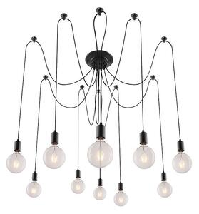 RABALUX 2224 Caspar závěsné svítidlo E27 10x60W matná černá