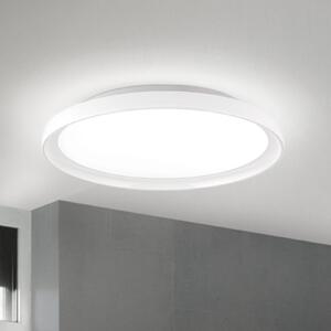 ORION LED stropní svítidlo GAMMA, Ø 40 cm, bílé, dálkové ovládání, stmívatelné, stmívatelný, Bílá / opál, Obývací pokoj / jídelna, Hliník, Moderní