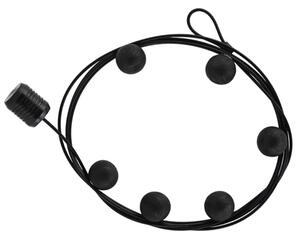 House Doctor Magnetický držák fotografií Cable - Black HD332