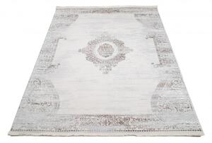 Makro Abra Kusový koberec SAHARA K891D Klasický krémový béžový Rozměr: 80x150 cm