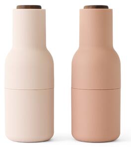 AUDO COPENHAGEN Mlýnky na sůl a pepř Bottle, Nudes, Walnut Lid, set 2ks