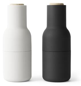 AUDO COPENHAGEN Mlýnky na sůl a pepř Bottle, Ash / Carbon, set 2ks