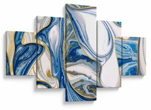 Obraz - Vlny z mramoru (125x70 cm)