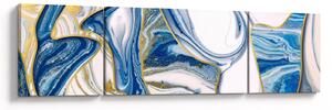 Obraz - Vlny z mramoru (170x50 cm)