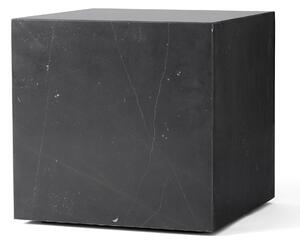 AUDO COPENHAGEN Odkládací stolek Plinth Cubic, Black Marble