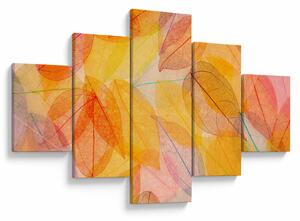 Obraz - Pozadí z podzimního listí (125x70 cm)