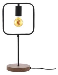 RABALUX 3219 Rufin stolní lampa V430mm 1xE27 imitace dřeva, černá