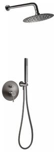 Ferro Ciriculus sprchová sada pod omítku s dešťovou sprchou grafitová BCK7PGM-SET1-S