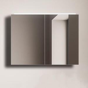Zrcadlová skříňka s osvětlením Talos Mirage 70x50x13,1 cm - kvalitní hliníkový korpus s kolébkovým spínačem - světelné zrcadlo s neutrálním bílým světlem - koupelnová zrcadlová skříňka