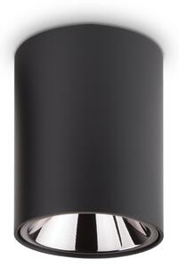 Stropní svítidlo Ideal lux 206004 NITRO ROUND NERO 1xLED 10W / 900lm 3000K černá