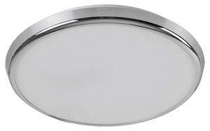 RABALUX 3464 Balthasar stropní svítidlo LED D300mm 18W/1600lm 3000-6500K RGB IP44 chromová, bílá, stmívatelné, dálkový ovladač
