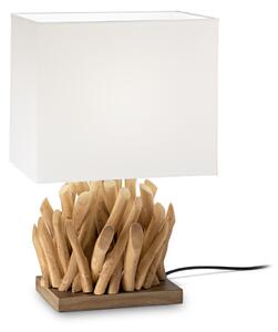 Stolní lampa Ideal lux 201382 SNELL TL1 SMALL 1xE27 60W dřevo