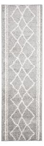 Kusový koberec shaggy Pata šedý atyp 80x300cm