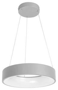 Rabalux 3929 Adeline závěsné svítidlo LED D450mm 24W/1500lm 3000-6000K šedá, bílá, stmívatelné, dálkové ovládání
