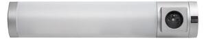 RABALUX 78038 Soft 2E svítidlo pod kuchynskú linku so zásuvkou š450mm LED 5W/260lm 4000K stříbrná, bílá