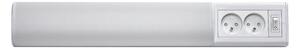 RABALUX 78040 Bath 2E svítidlo pod kuchynskú linku so zásuvkou š500mm LED 10W/900lm 4000K bílá