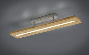 TRIO 623710130 Brad LED stropní svítidlo 27W / 3000lm 3000K přírodní dřevo, switchdimmer