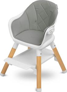 Jídelní židlička Caretero Bravo Grey
