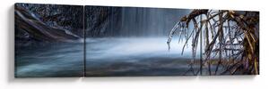 Obraz zimní laguny (170x50 cm)