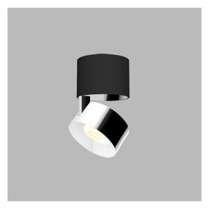 LED2 11508335 KLIP ON stropní bodové nastavitelné sklopné svítidlo 11W / 770lm 3000K černá / chrom