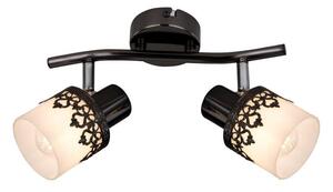Rabalux 5342 Lacey bodové svítidlo / spot 270mm 2xE14 2x40W IP20 černá / bílá / chrom