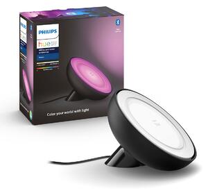 Philips HUE Bloom Gen4 EU / UK dekorační stolní LED svítilna 7.1W / 500lm 2000-6500K černá Bluetooth