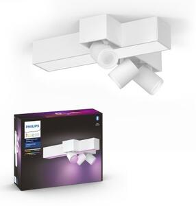 Philips HUE 50608/31 / P7 Centris 3-spot stropní bodové LED svítidlo / spot 3xGU10 5.7W + 25W / 3050lm 2000-6500K bílá Bluetooth