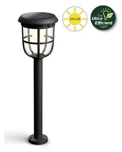 Philips 8720169267213 UltraEfficient Solar Radii solární stojanové svítidlo/zahradní sloupek se senzorem PIR LED 1,3W/250lm 3000K IP44 černá