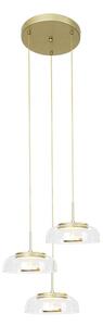 Rabalux 5393 Lorrell závěsné LED svítidlo 300mm 24W / 2000lm 3000K IP20 zlatá