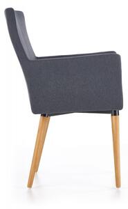 Jídelní židle K274 tmavě šedá Halmar