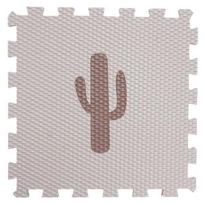 Minideckfloor Kaktus Krémový s hnědým kaktusem