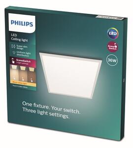 Philips 8719514326682 Super slim panel CL560 stropní svítidlo LED 36W/3200lm 2700K bílá SceneSwitch