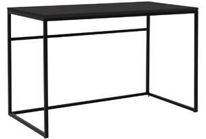 Matně černý lakovaný pracovní stůl Tenzo Lipp 118 x 60 cm