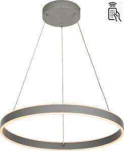 RABALUX 6299 Othello LED závěsné stmívatelné svítidlo 36W/1800lm 3000-6000K s dálkovým ovladačem šedé