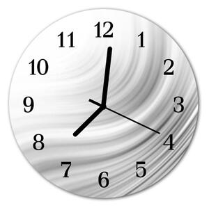 Skleněné hodiny kulaté abstrakce fi 30 cm