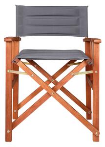 Deuba Režisérská dřevěná židle - antracit