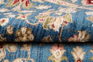 Kulatý vintage koberec v modré barvě Šírka: 170 cm