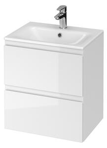 Koupelnová skříňka s umyvadlem CERSANIT - SET B273 MODUO 50 - BÍLÁ (801-312-DSM)