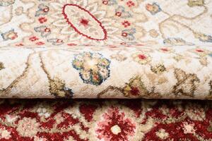 Kulatý vintage koberec krémové barvy Šířka: 100 cm