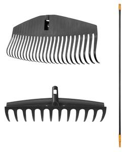SET Hrábě univerzální + hrábě na listí střední + násada Fiskars Solid