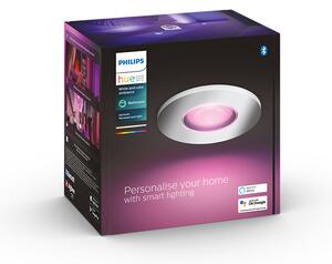 Philips HUE LED White and color Ambiance Xamento koupelnové zapuštěné svítidlo GU10 5,7W 350lm 2200-6500K IP44 chróm stmívatelné BlueTooth