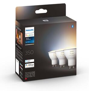 Philips HUE LED White Ambiance žárovka GU10 3x4,3W 350lm 2200-6500K stmívatelná BlueTooth 3-set