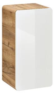 Comad Doplňková koupelnová skříňka nízká Aruba White 35 dub craft/bílá